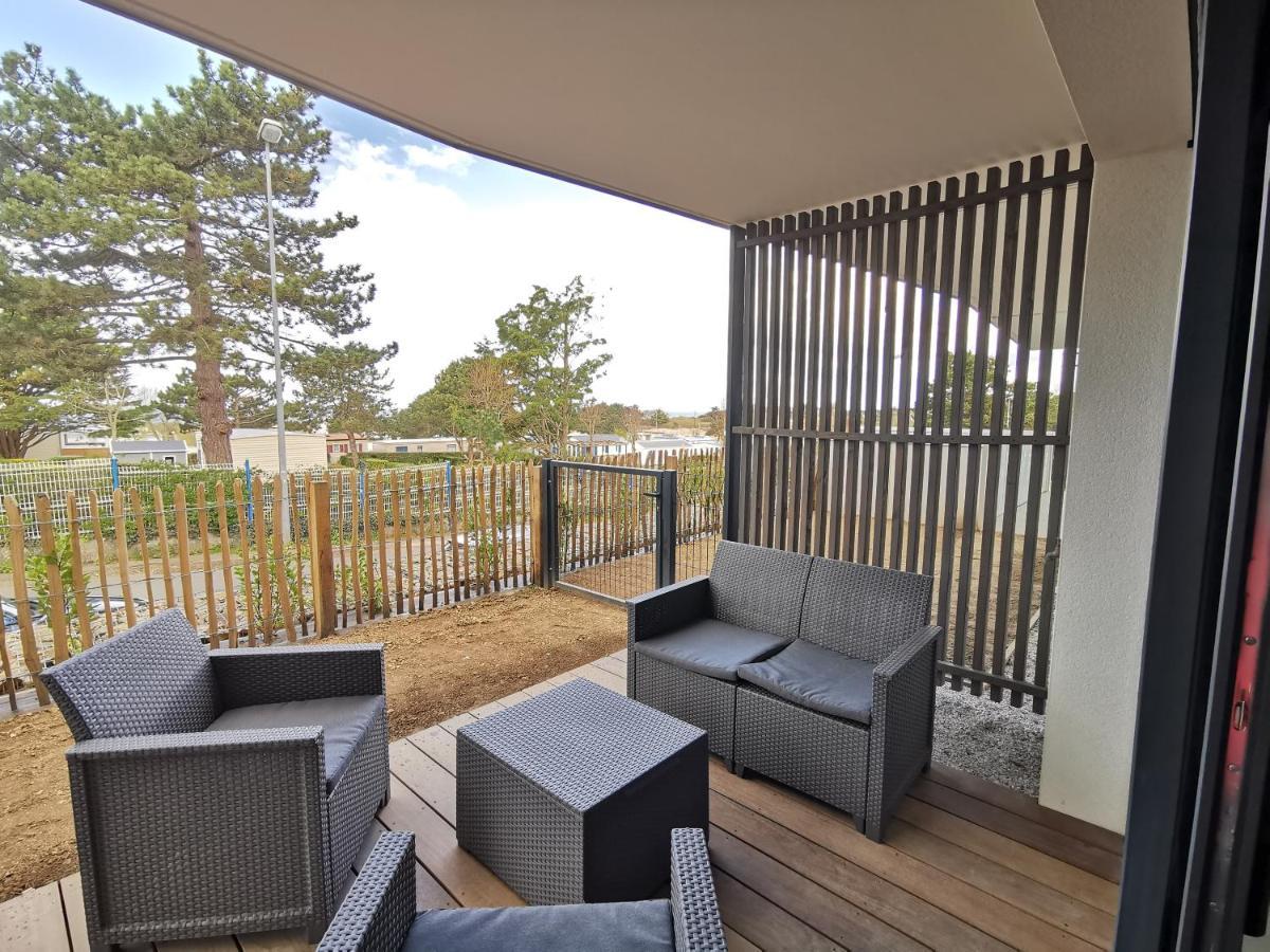 Apartamento Les Ganivelles Donville-les-Bains Exterior foto